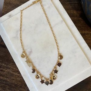 Nordstrom Gold Plated Charms Chocker — New!